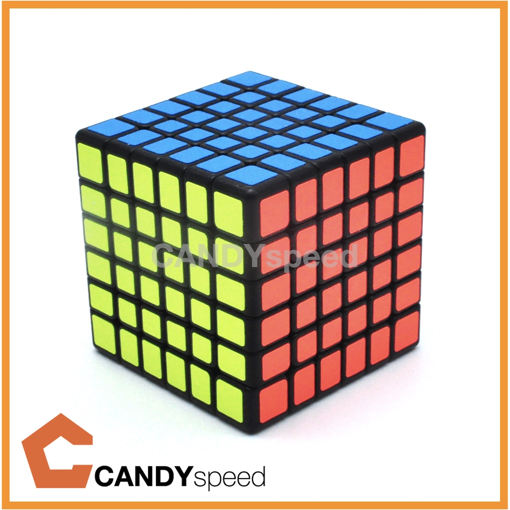 รูบิค YJ YuShi V2 M 6x6 Black มีแม่เหล็ก | By CANDYspeed