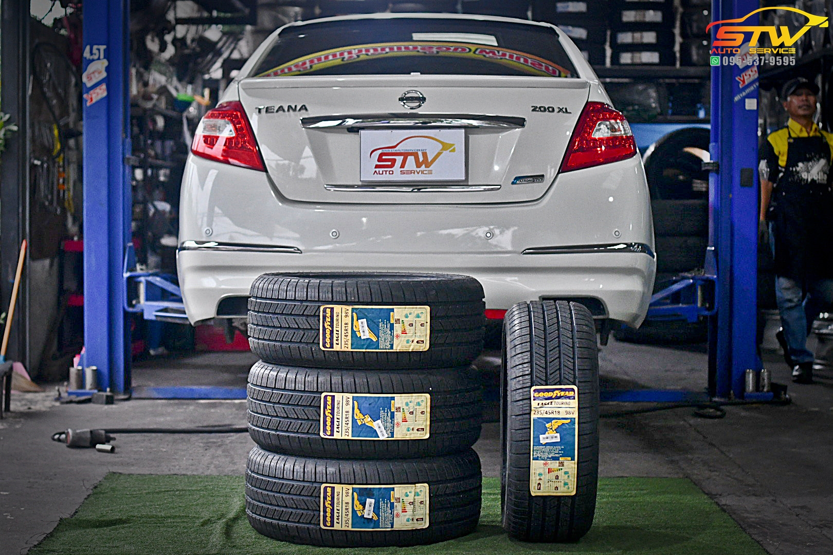 เปลี่ยนยาง NISSAN TEANA GOODYEAR Eagle Touring 235/45R18 98V