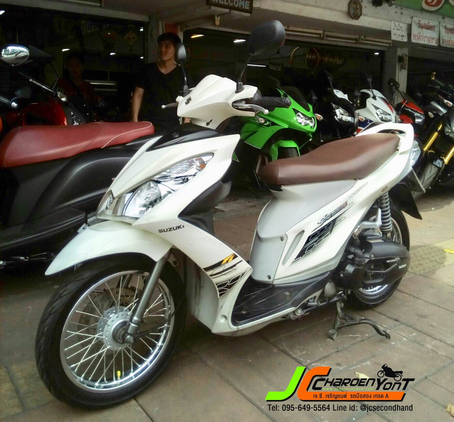 "รถบ้านมือเดียวมาใหม่อีกคันจร้า" SUZUKI SKYDRIVE125 จดทะเบียนปี 52 สภาพเดิมจัดทั้งคันดูรู้เลยว่ารถบ้านแท้ เครื่องดีเดิมเงียบ ไม่เคยแกะ ขี่นิ่มศูนย์ตรง ไม่มีซ่อมจุกจิกแน่นอน ชุดสีสวยแท้ติดรถทั้งคัน