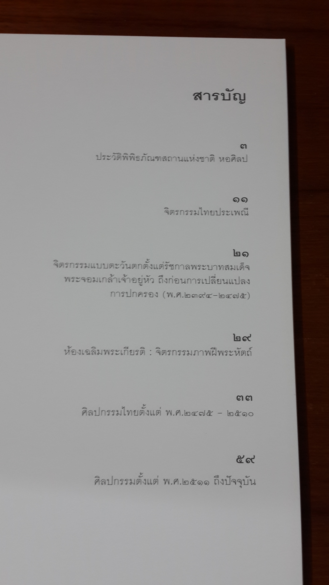 หนังสือนำชมพิพิธภัณฑสถานแห่งชาติ หอศิลป