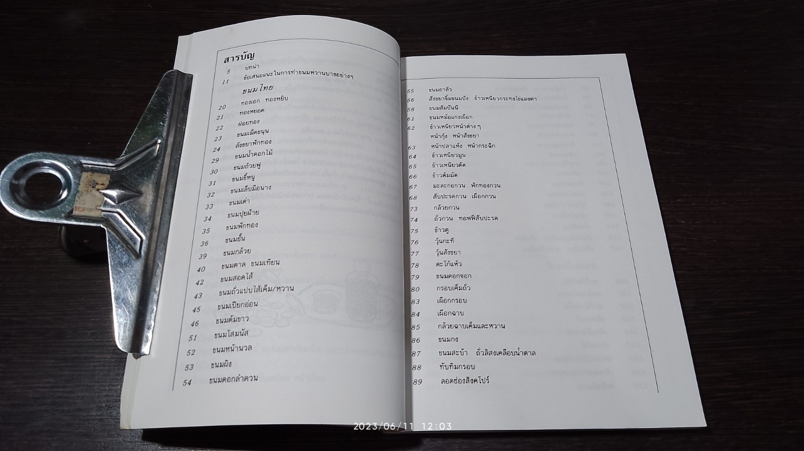 ขนมและน้ำผลไม้ / ศรีสมร คงพันธุ์