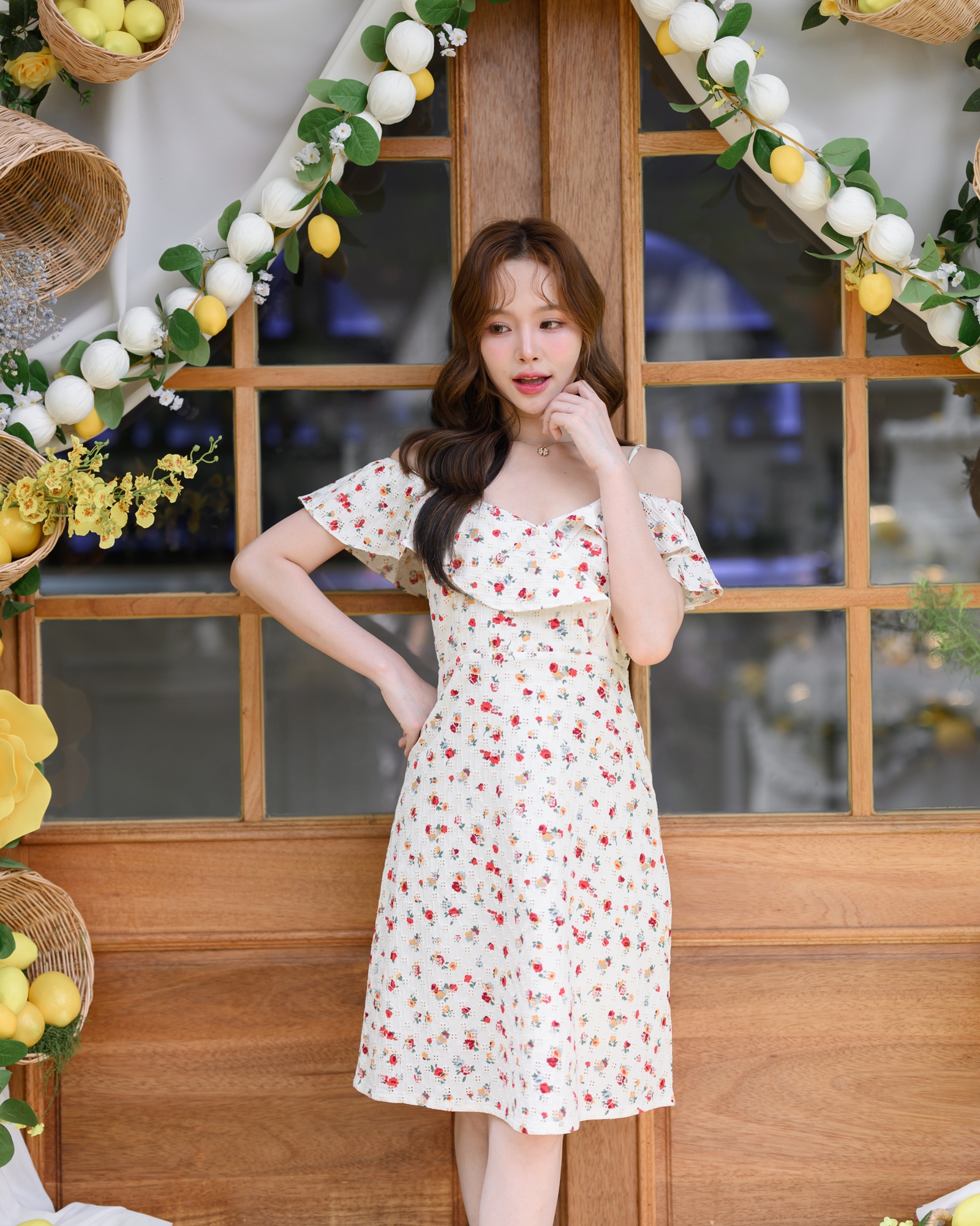 Hanano Yume Off-shoulder Dress