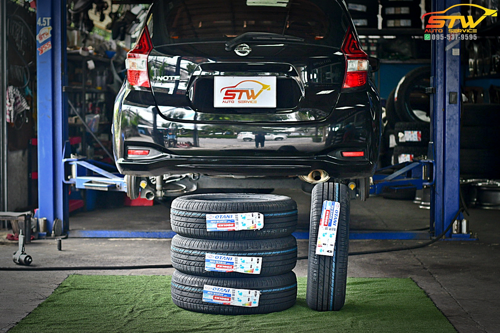 เปลี่ยนยาง NISSAN NOTE OTANI EK1000 185/65R15 88V