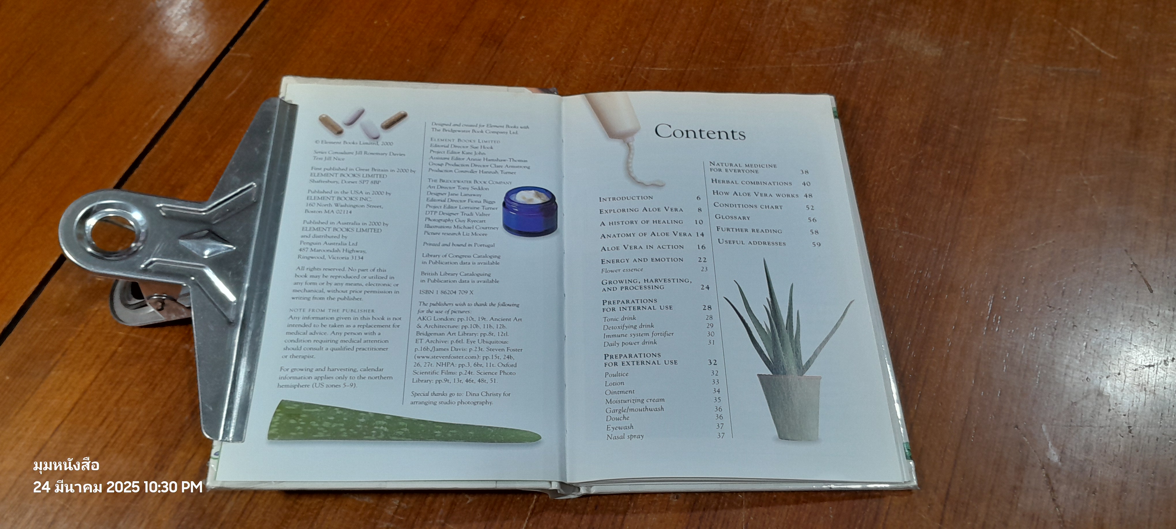 ALOE VERA : JILL ROSEMARY DAVIES