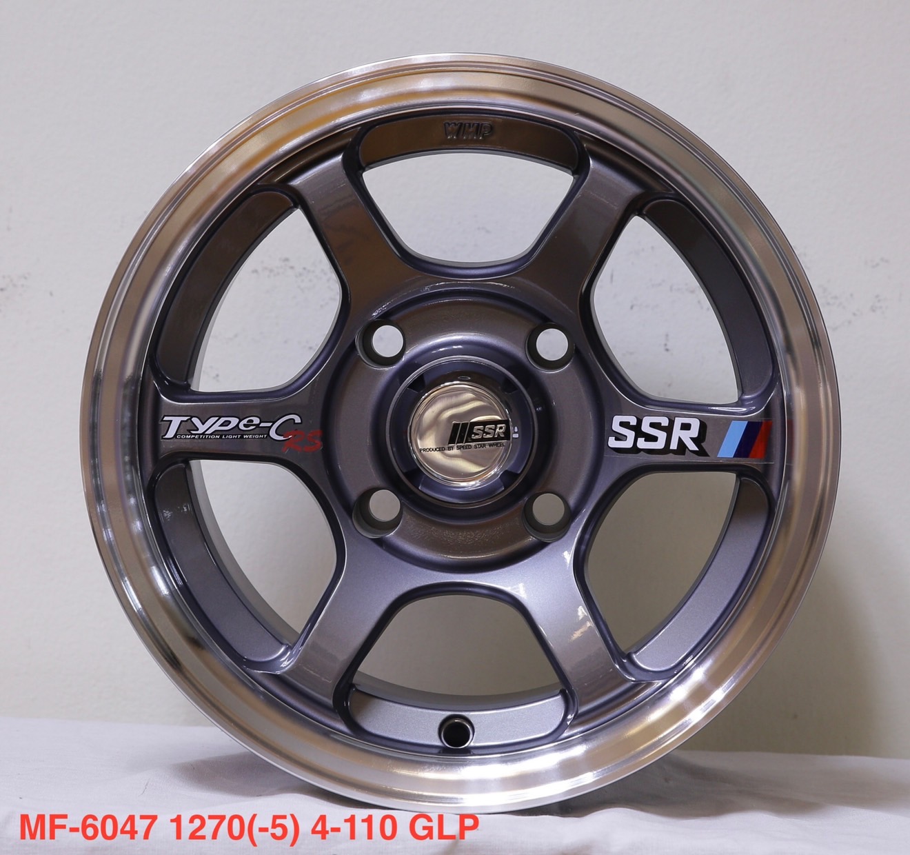 ล้อแม็กซ์ Type-C RS SSR Mf-6047 12x7.0 Et-5 PCD:4x110 (GLP)