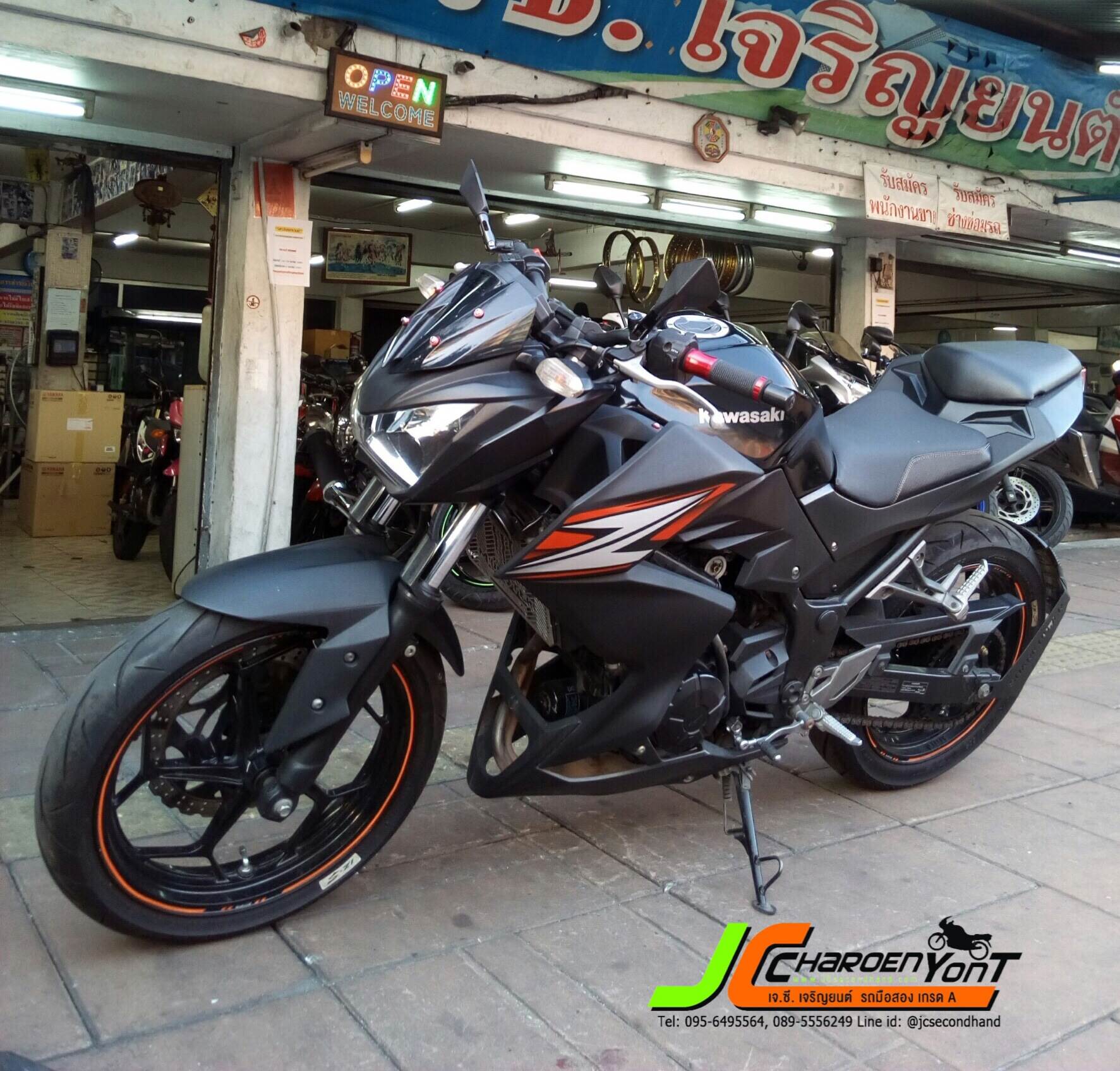 "เครื่อง 2 สูบยอดนิยม" รหัสแรง KAWASAKI Z250 จดทะเบียนปลายปี 2013 สภาพสวยเครื่องดีเดิมๆ เดินเบานิ่ง ห้องเครื่องสวยสะอาด