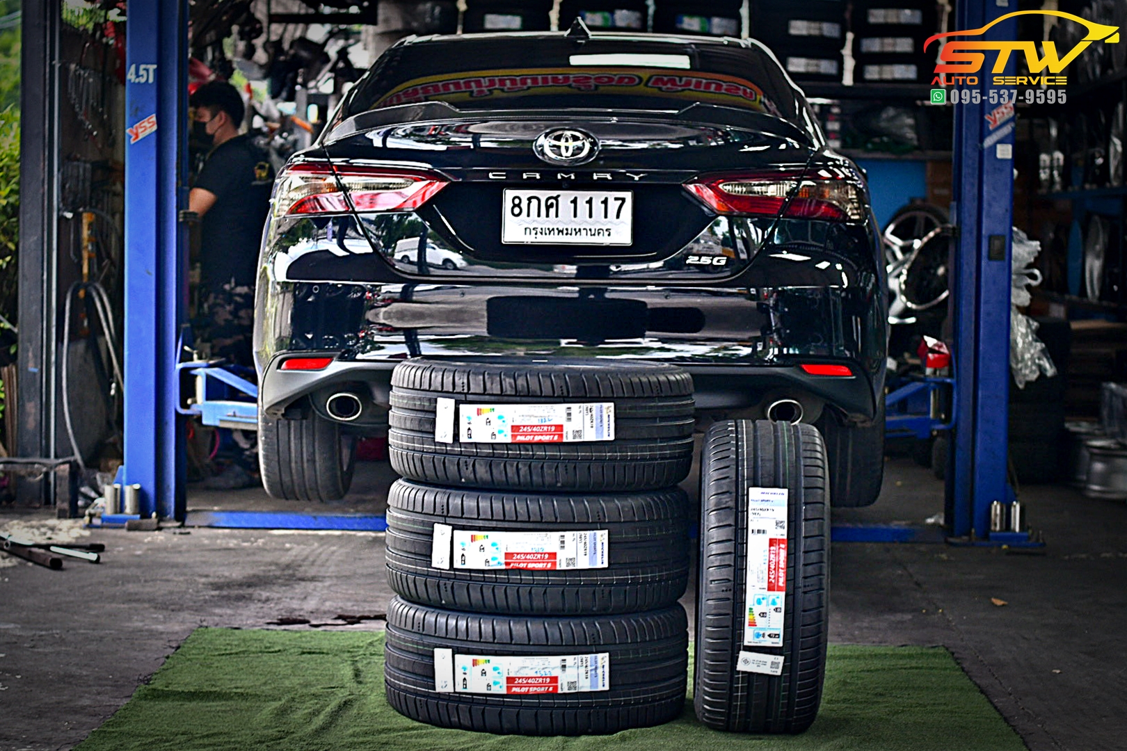 เปลี่ยนยาง TOYOTA CAMRY MICHELIN PILOT SPORT 5 (PS5) 245/40R19 98Y
