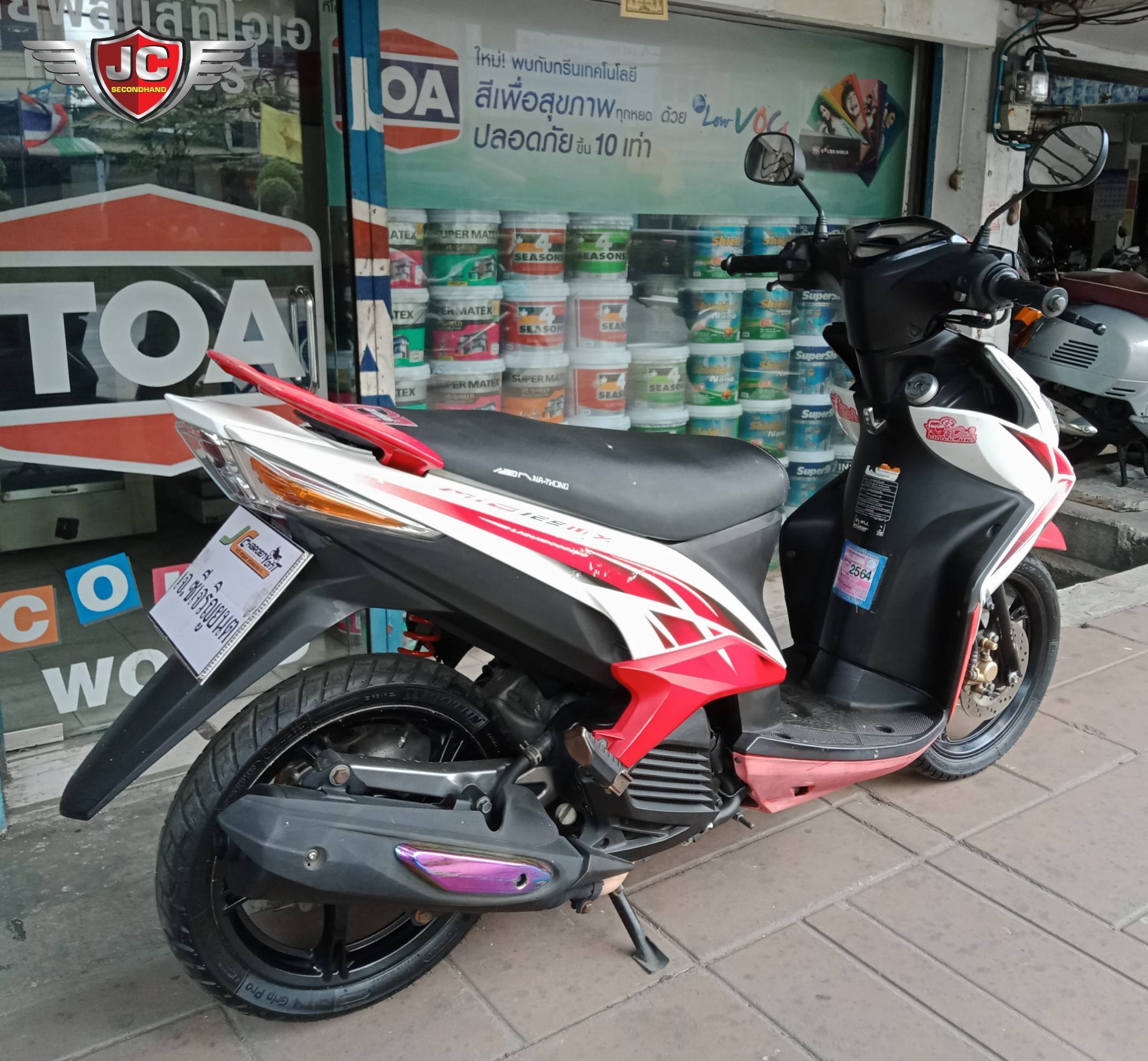 "รถบ้านเดิมๆเทินร์มา" YAMAHA MIO125 จดทะเบียนปลายปี53 สภาพเดิมเครื่องดีสตาร์ททีเดียวติด ล้อแม็กแท้ตรงรุ่น ชุดสีแท้ทั้งคันมีรอยตามการใช้งานค่ะ
