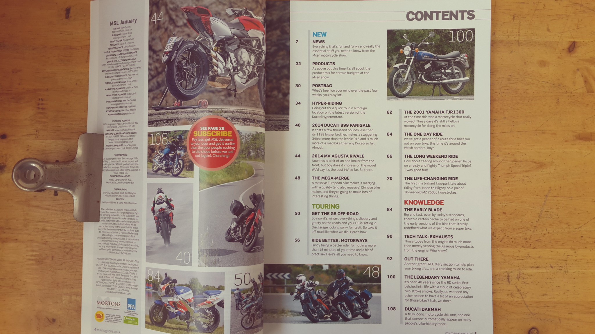 MOTORCYCLE SPORT&LEISURE : ISSUE 640 JANUARY 2014