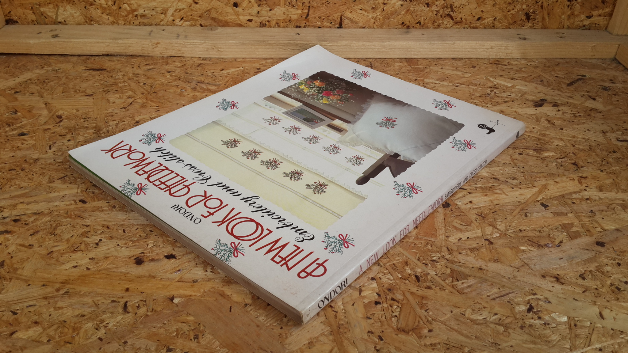 A NEW LOOK FOR NEEDLEWORK : EMBROIDERY AND CROSS-STITCH