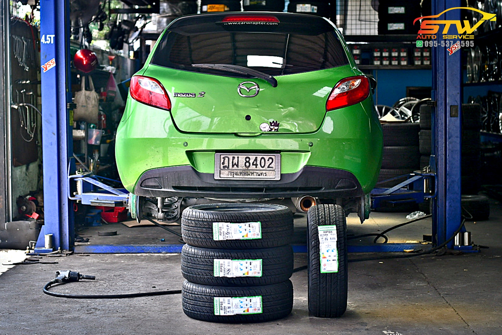 ยางใหม่ GOODRIDE RADIAL RP88 195/55R15 85V