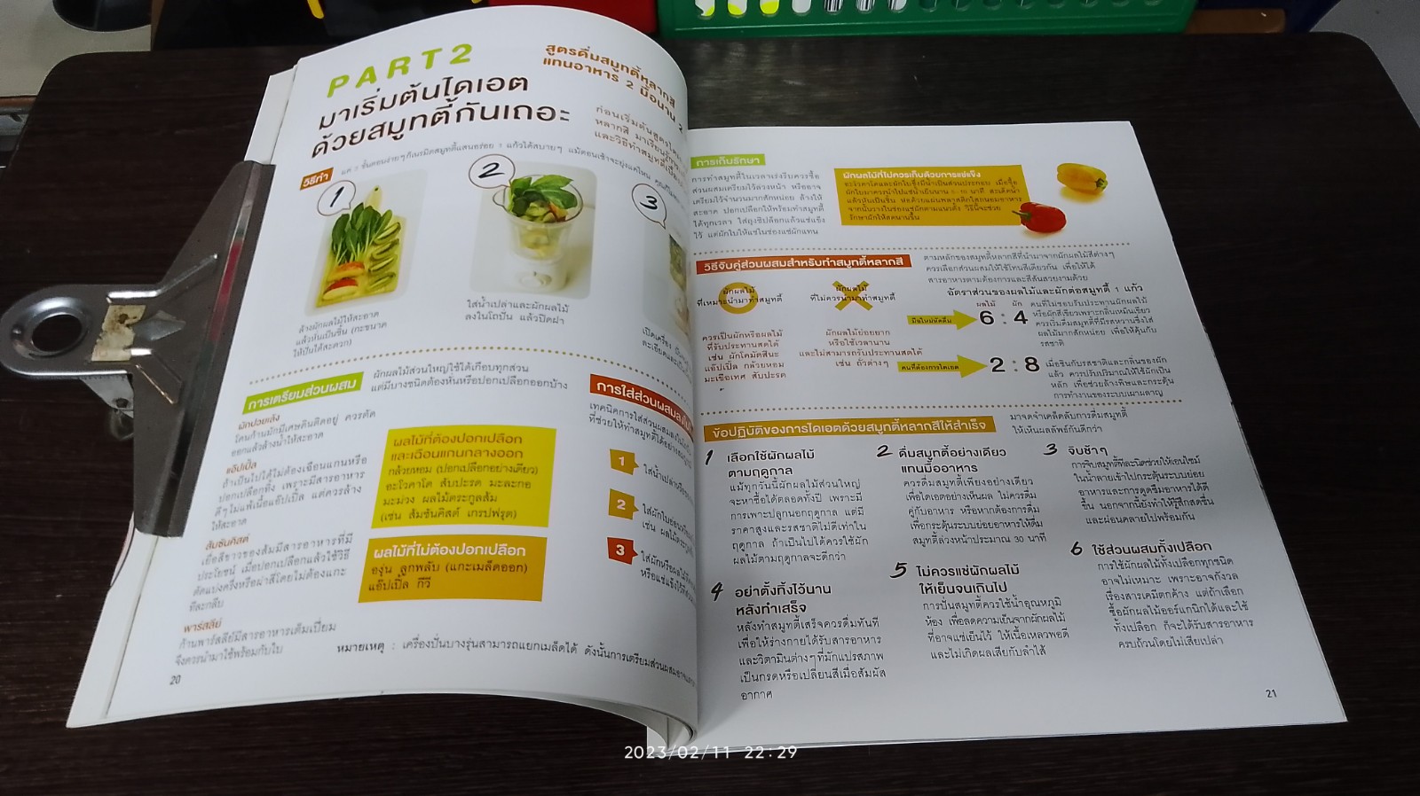 สมูทตี้หลากสี เคล็ดลับหุ่นสวยใน 2 สัปดาห์ / ซูซูกิ อาซามิ