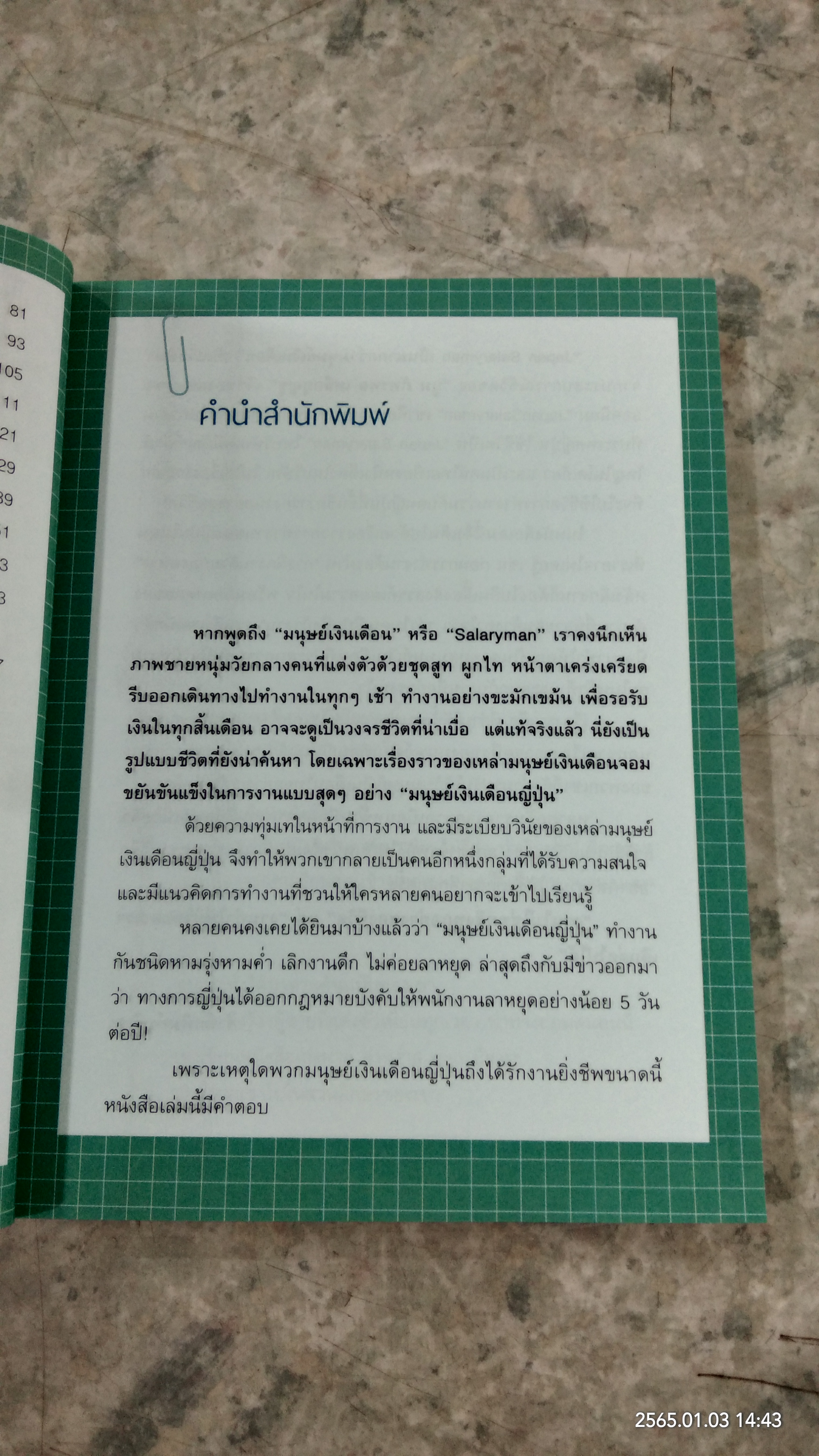 JAPAN SALARYMAN เป็นได้มากกว่ามนุษย์เงินเดือน / บูม ภัทรพล เหลือบุญชู