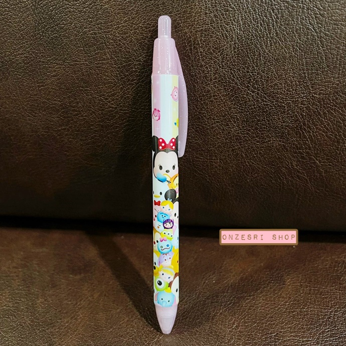 ดินสอกด Disney Tsum Tsum สีชมพู