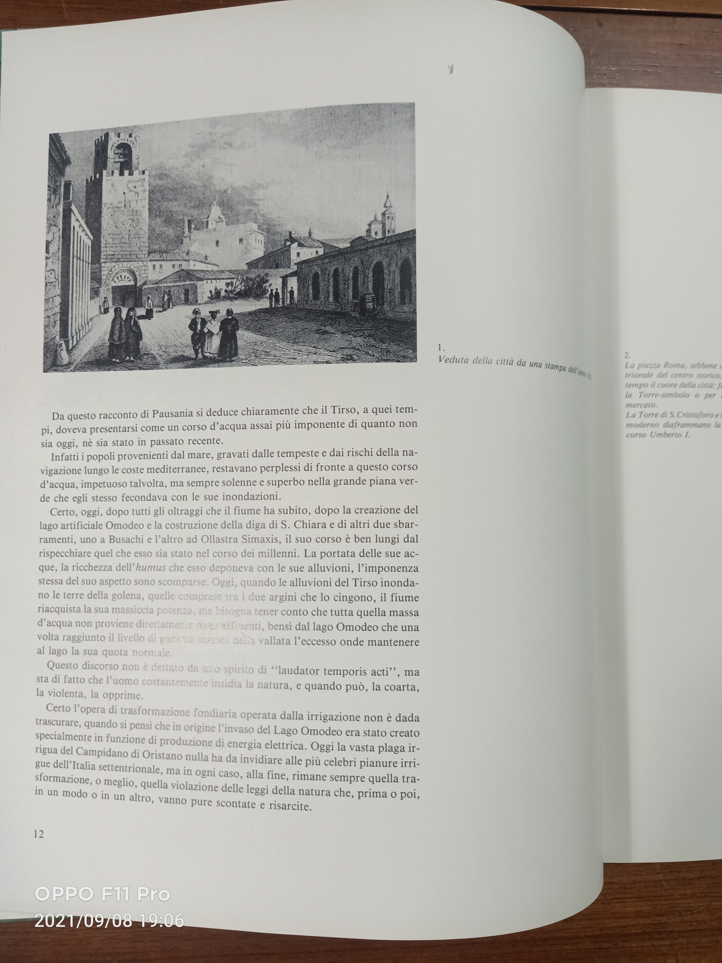 ORISTANO eil suo volto(หนังสือเล่มนี้สภาพไม่สมบรูณ์ด้านปกในตามรูปที่ถ่าย) / VICO MOSSA GIUSEPPE PAU