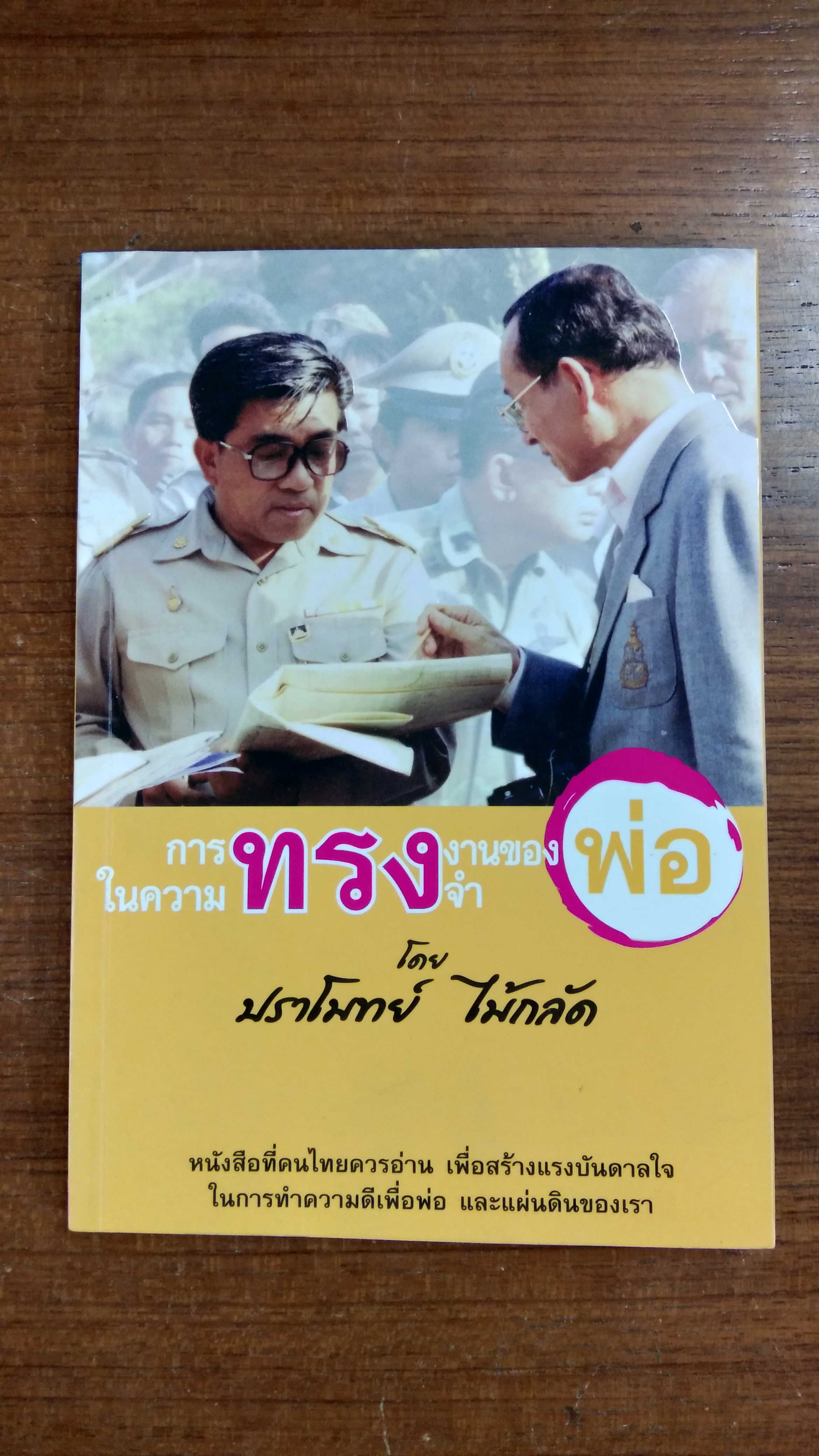 การทรงงานของพ่อ ในความทรงจำ / ปราโมทย์ ไม้กลัด