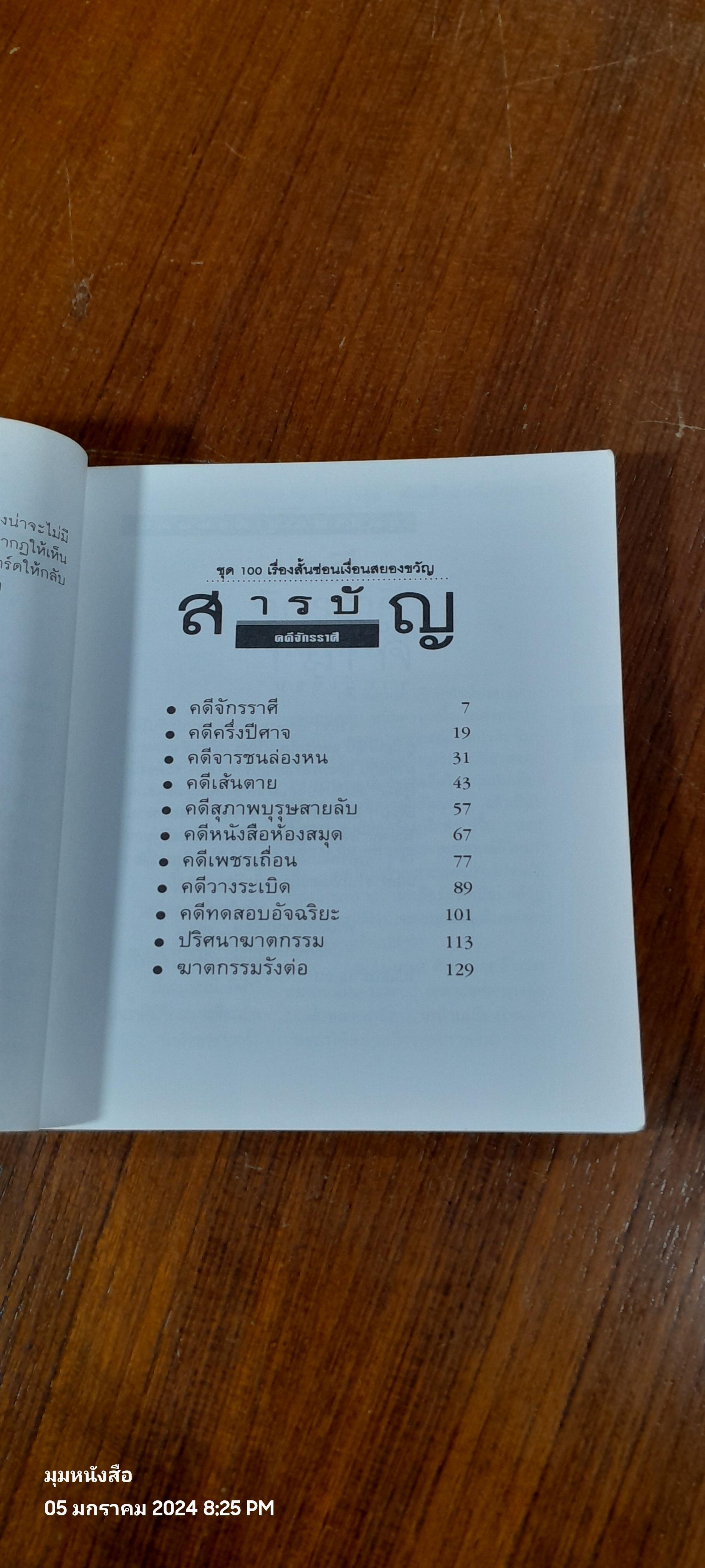 ชุด 100 เรื่องสั้น ซ่อนเงื่อนสยองขวัญ 4 จักรราศี / นพดล เวชสวัสดิ์ (มีรอยขีดเขียนด้านใน)