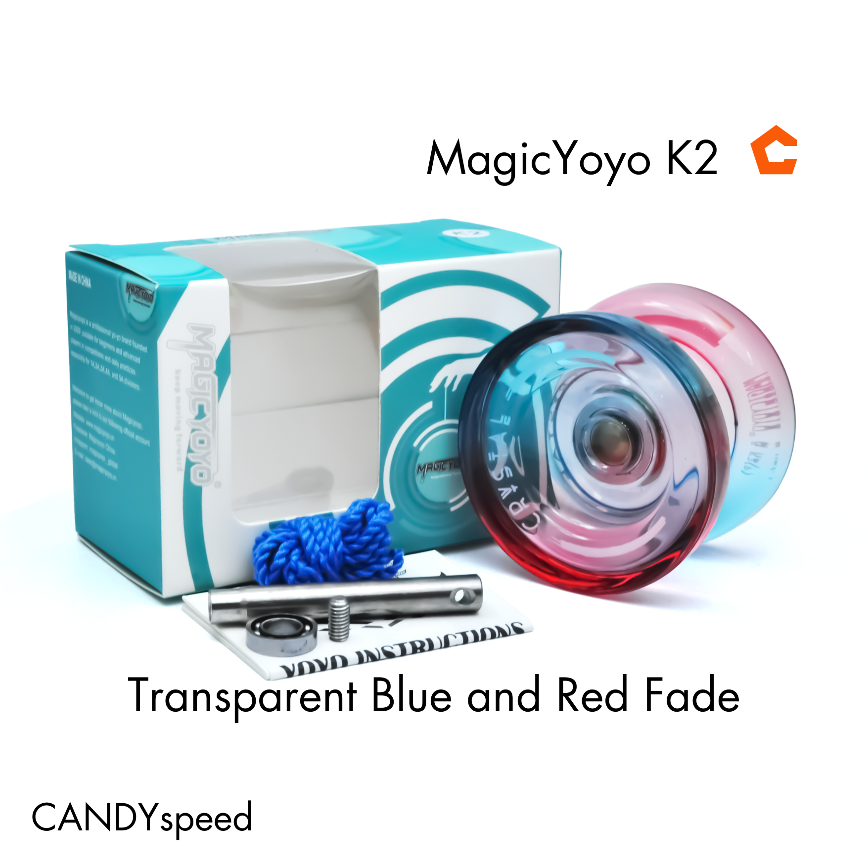 Yoyo โยโย่ MagicYoyo K2 | Magic Yoyo K2(p) CRYSTAL | by CANDYspeed