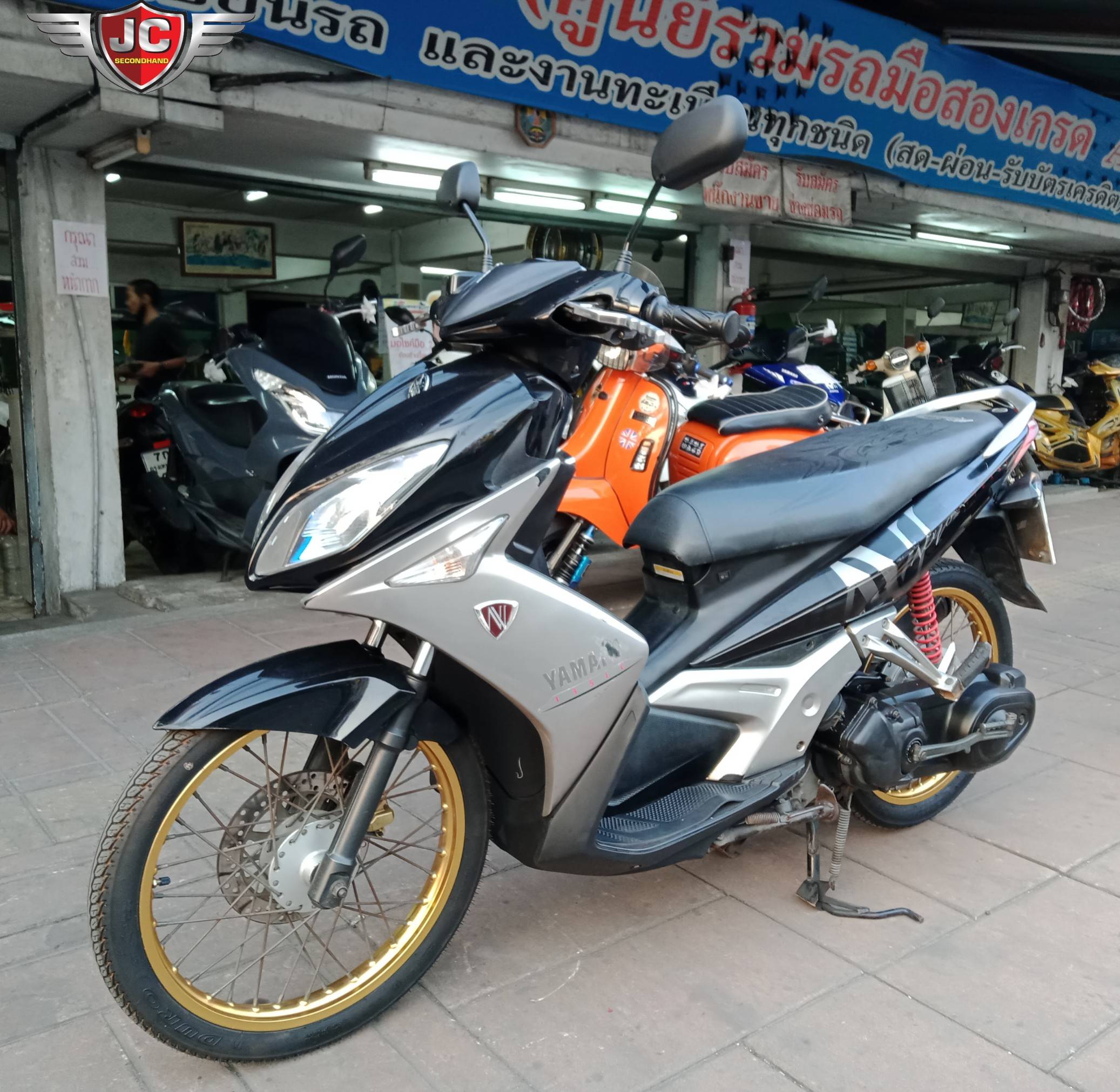 "รถบ้านๆราคาเบาๆค่ะ" YAMAHA ELEGANCE135 จดทะเบียนปี 51 สภาพเดิมจัดทั้งคัน เครื่องดีเดิม เงียบกริ๊บ ขี่นิ่มไม่สั่นไม่หอน