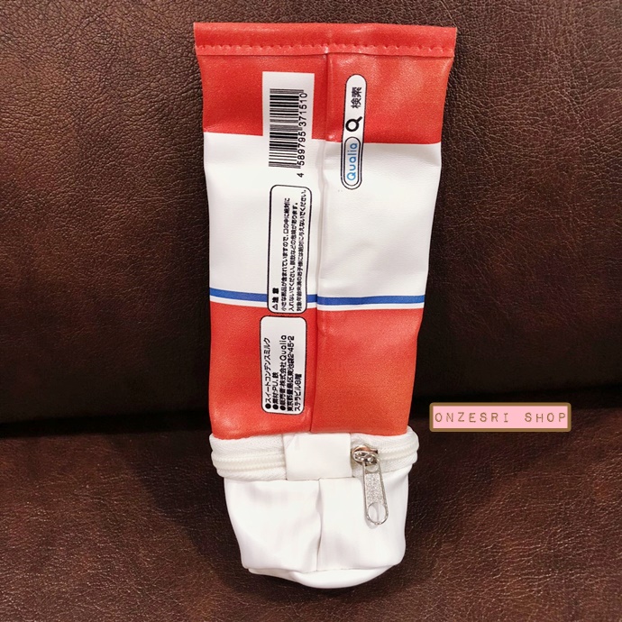 กระเป๋า Tube Pouch จากญี่ปุ่น ขนาด 15 x 7 x 4 ซม. เป็นกระเป๋าทรงหลอดยาสีฟัน มีซิป ใส่ของได้ ใส่เครื่องเขียนได้ มี 5 แบบให้เลือก