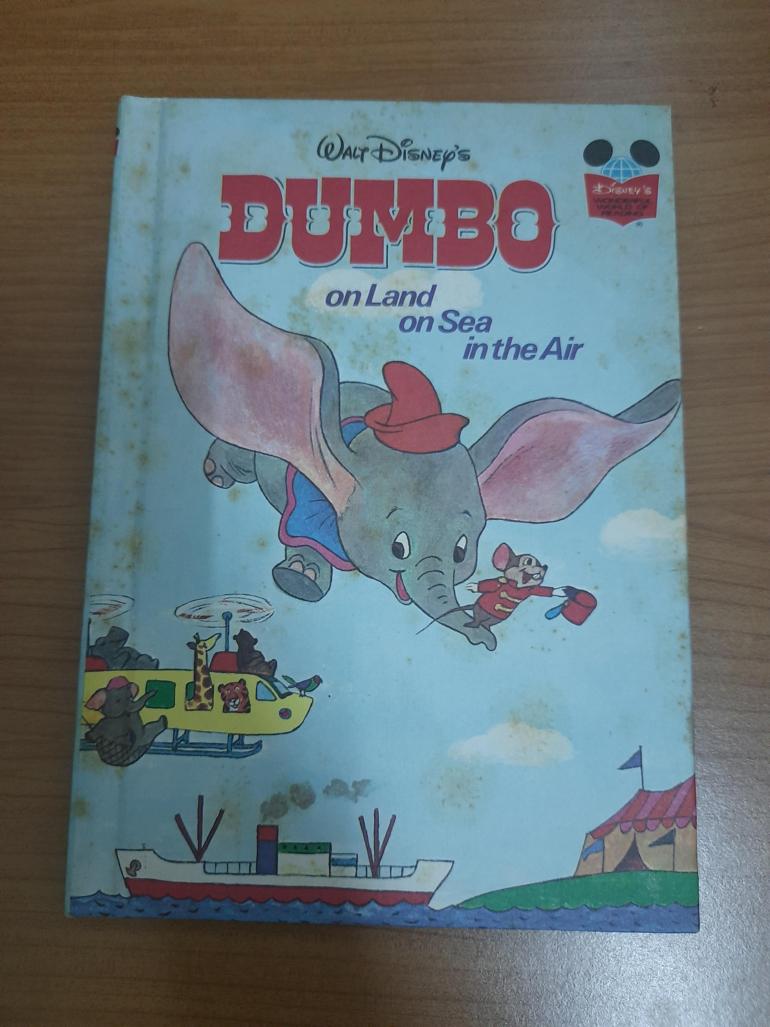 WALT DISNEY : DUMBO on Land on Sea in the Air