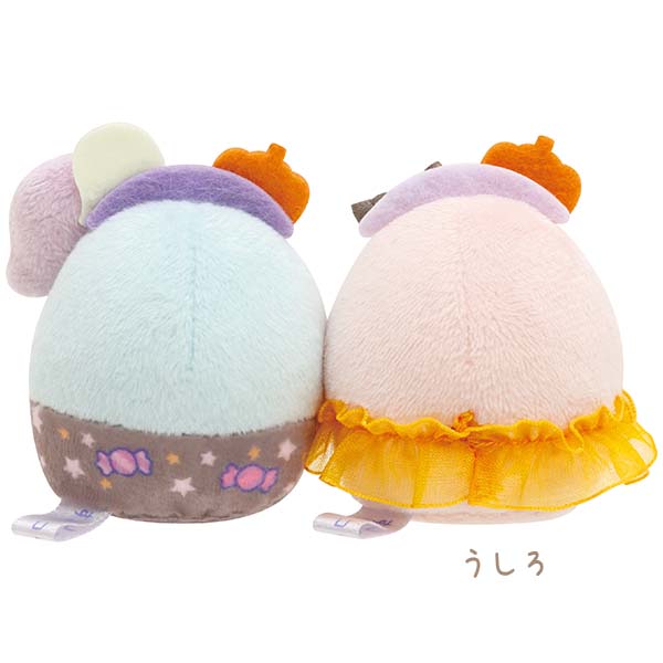 เซ็ตตุ๊กตาคู่ Sumikko Gurashi Halloween 2023 - Obake Night Park แบบ Tapioca สีชมพู & ฟ้า ขนาด 6 x 10 x 4 ซม.