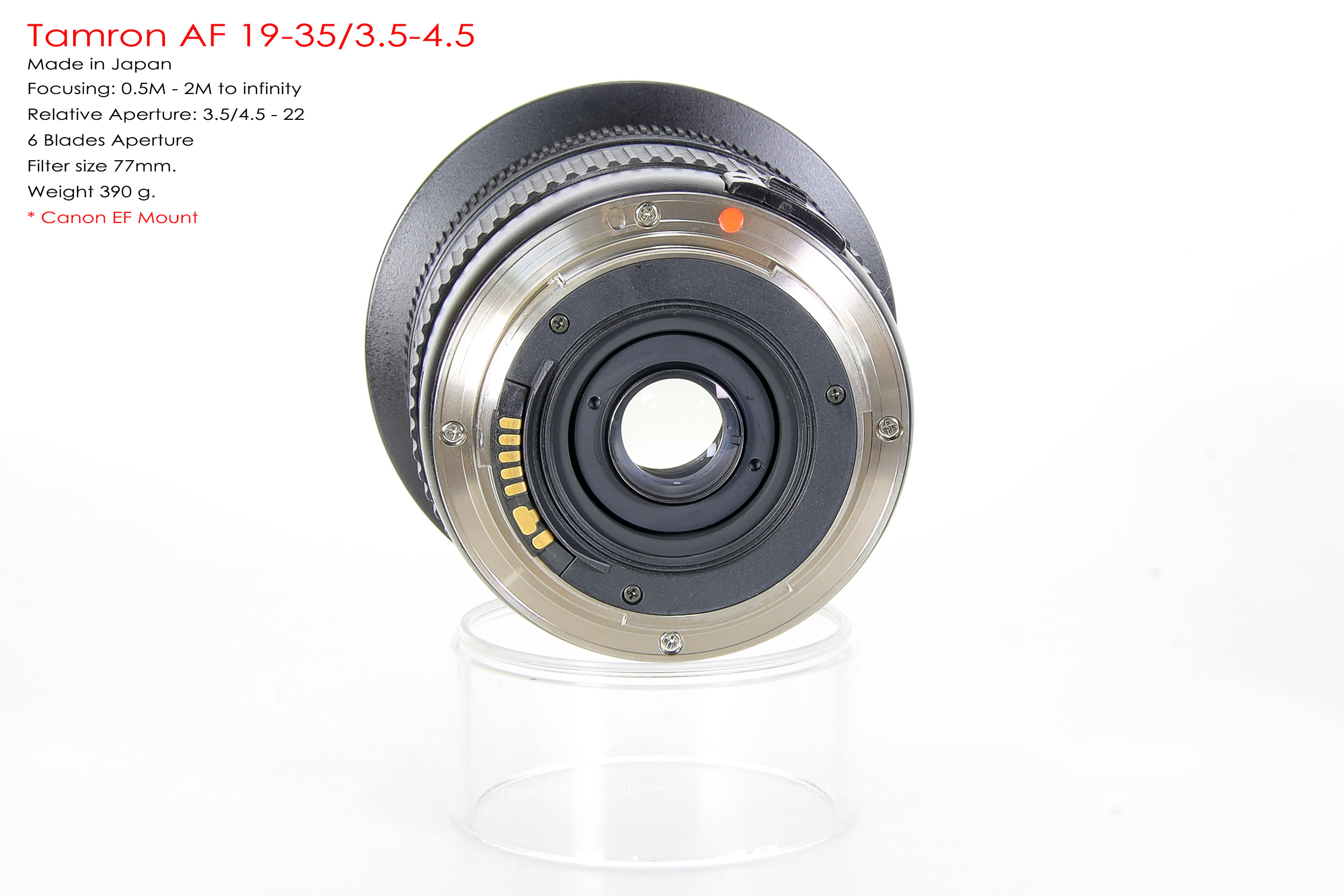Tamron AF 19-35/3.5-4.5 *Canon EF Mount เลนส์ไวด์รองรับกล้องฟูลเฟรม Canon [Used]