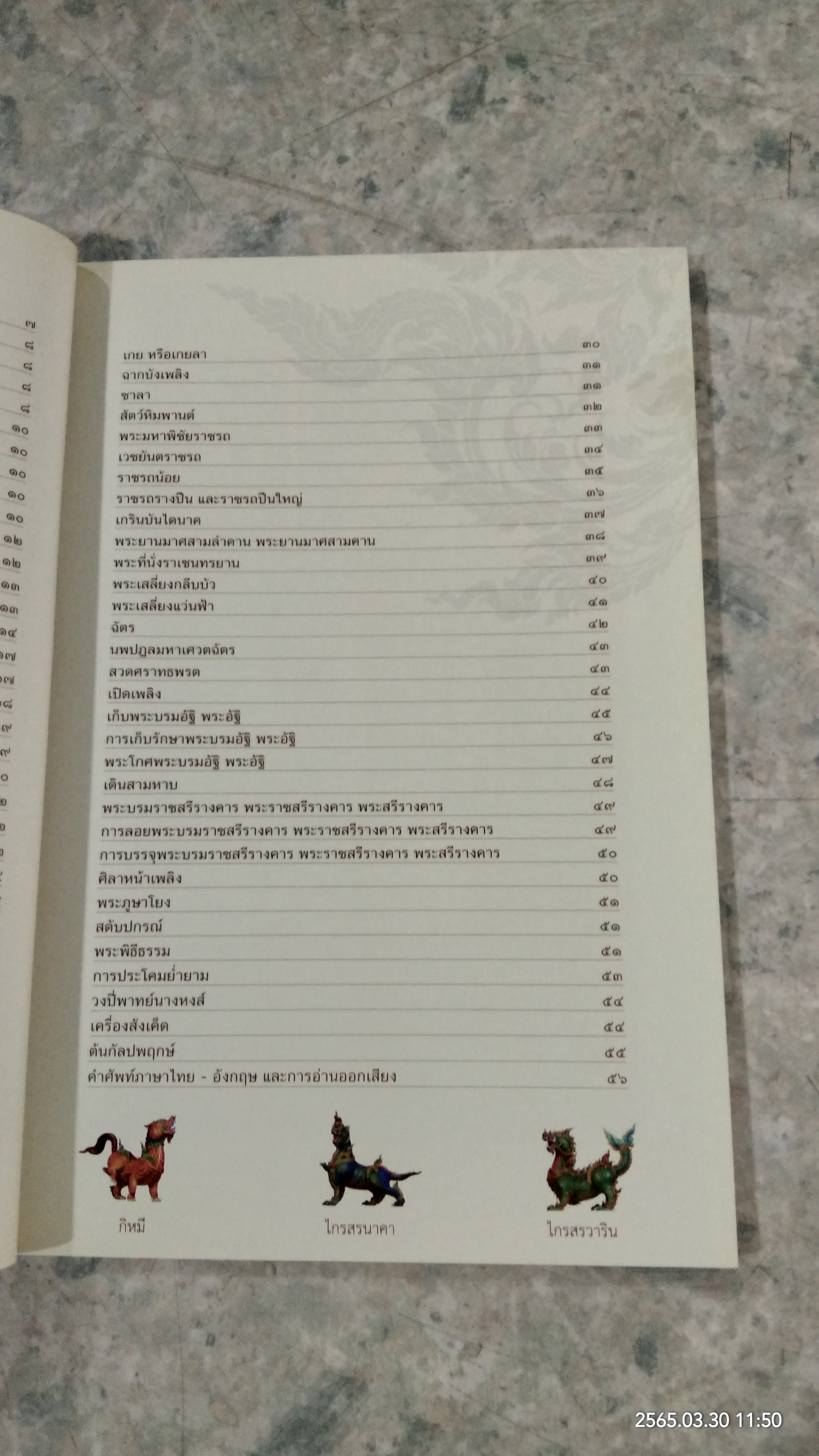 คำศัพท์ที่เกี่ยวเนื่องกับงานพระราชพิธีพระบรมศพ พระบาทสมเด็จพระปรมินทรมหาภูมิพลอดุลยเดช บรมนาถบพิตร