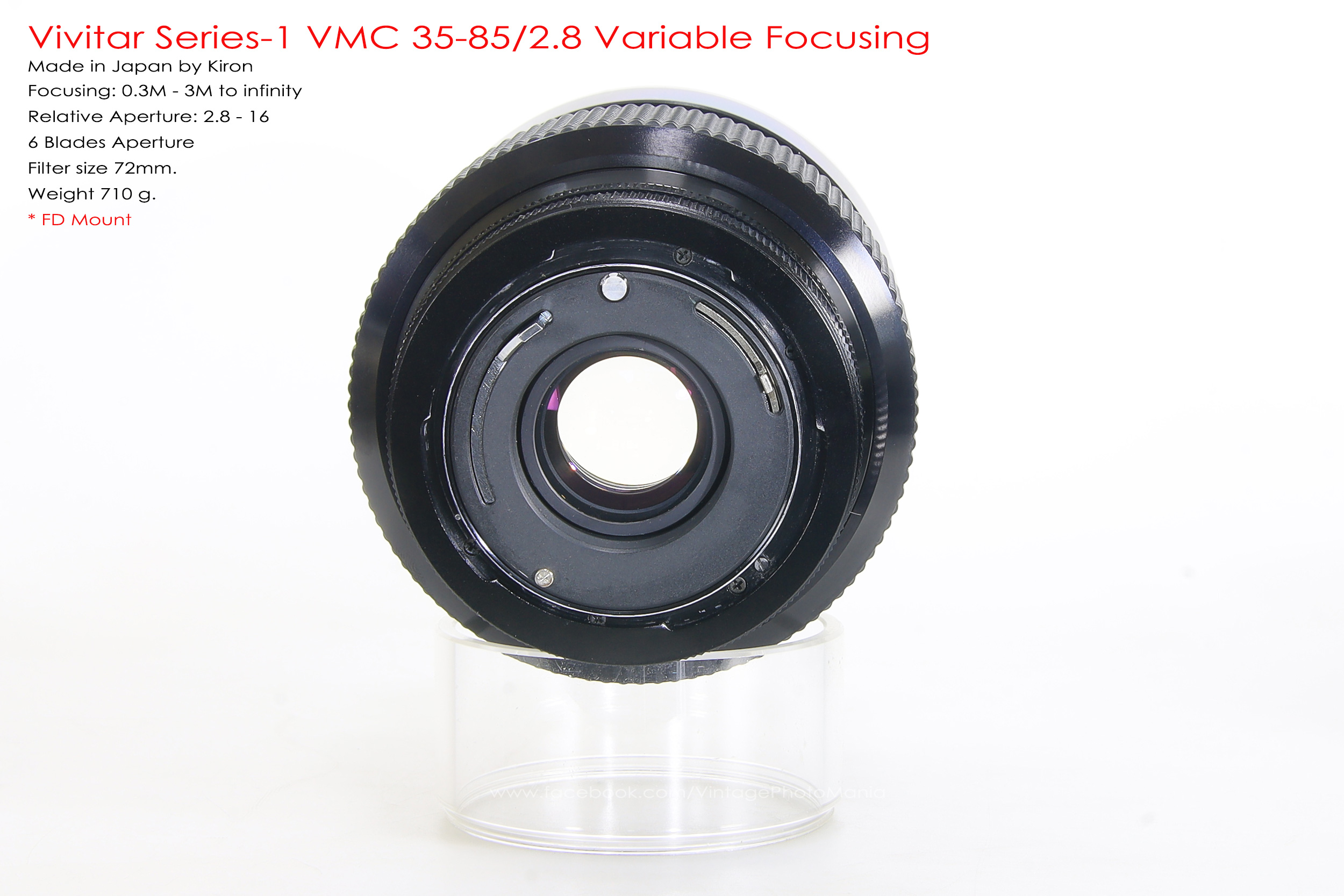 Vivitar Series-1 VMC 35-85/2.8 *FD Mount เลนส์ไวแสงที่หายากมากจากวิวิตา