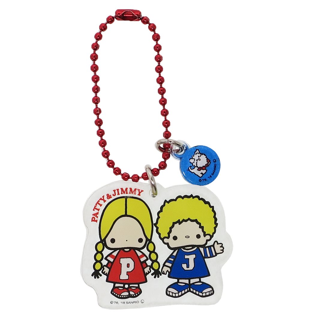 พวงกุญแจเล็กสายไข่ปลา ลาย Patty & Jimmy