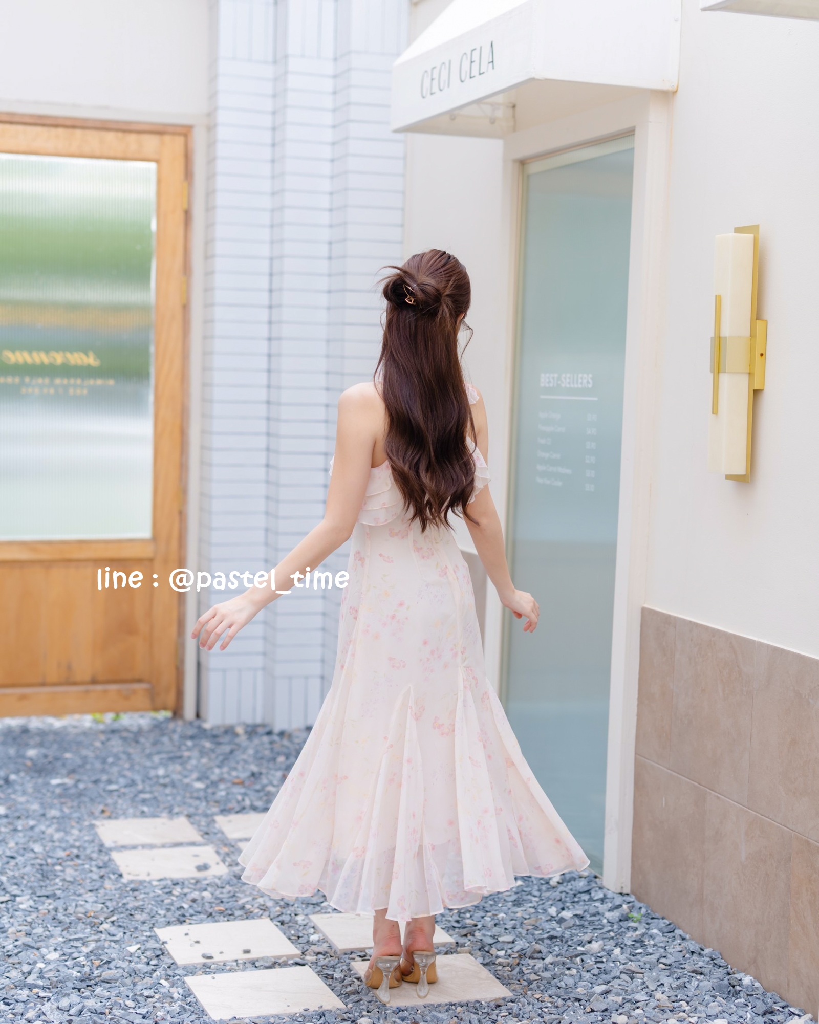 Rosy Vest Maxi Dress