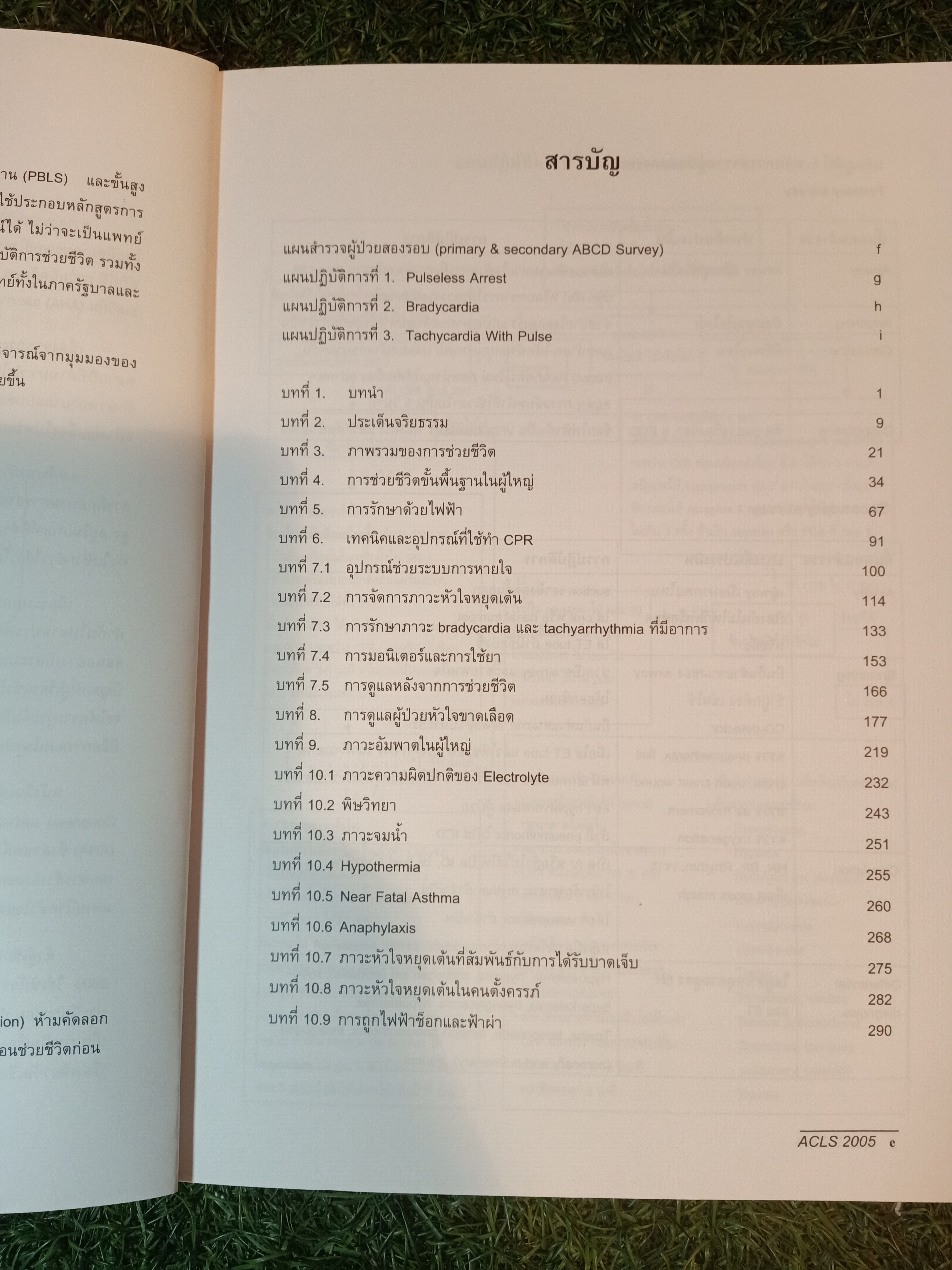 การช่วยชีวิตขั้นสูงในผู้ใหญ่ ACLS 2005 / นพ. สันต์ ใจยอดศิลป์ นพ. ปริญญา คุณาวุติ