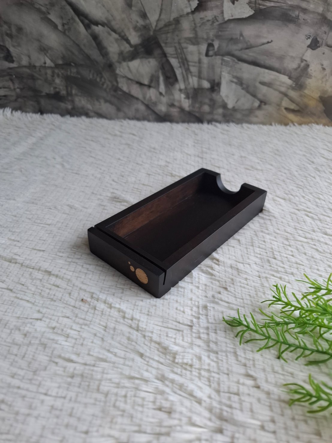 ถาดไม้เสียบกระดาษ