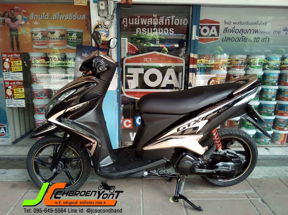 YAMAHA MIO 125I หัวฉีด รุ่น GTX กลางปี 57 โฉมสุดท้ายท้ายสุดเครื่องดีเดิมจัดๆ หัวฉีดประหยัดน้ำมันแน่นอน