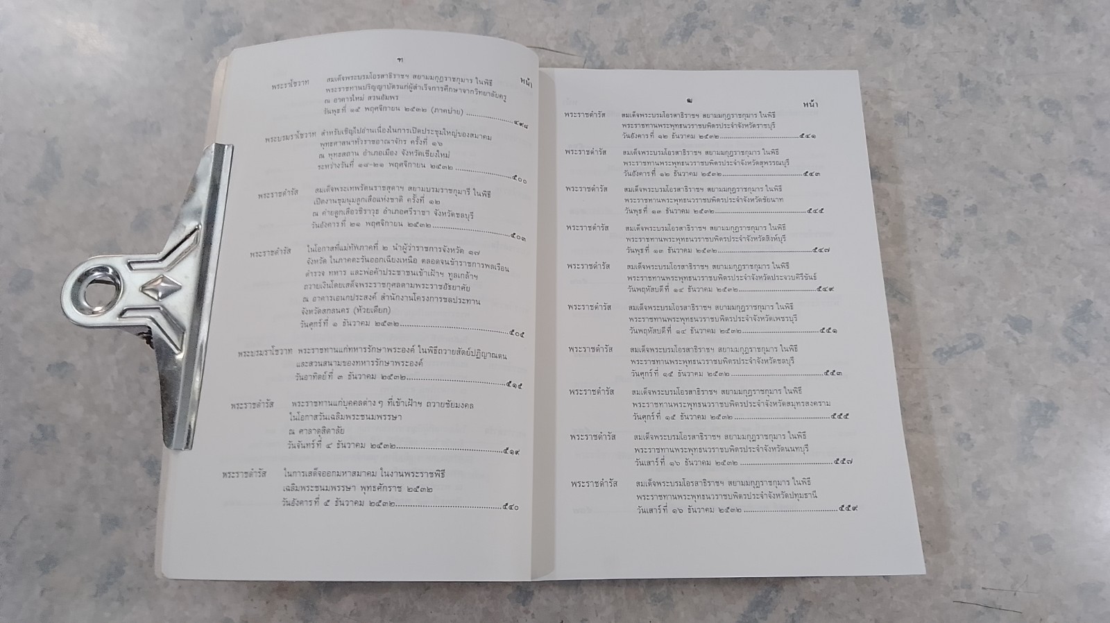 ประมวลพระราชดำรัส และ พระบรมราโชวาท พุทธศักราช ๒๕๓๒ (สภาพไม่สมบูรณ์)