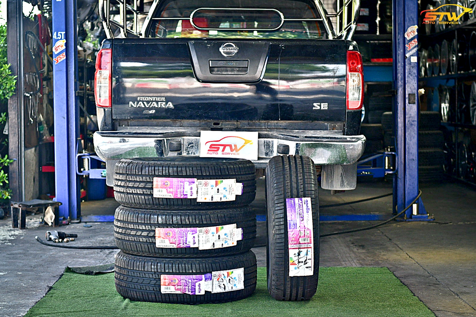 ยาง APOLLO Apterra HT2 245/70R16 111T ติดตั้งใส่ NISSAN NAVARA