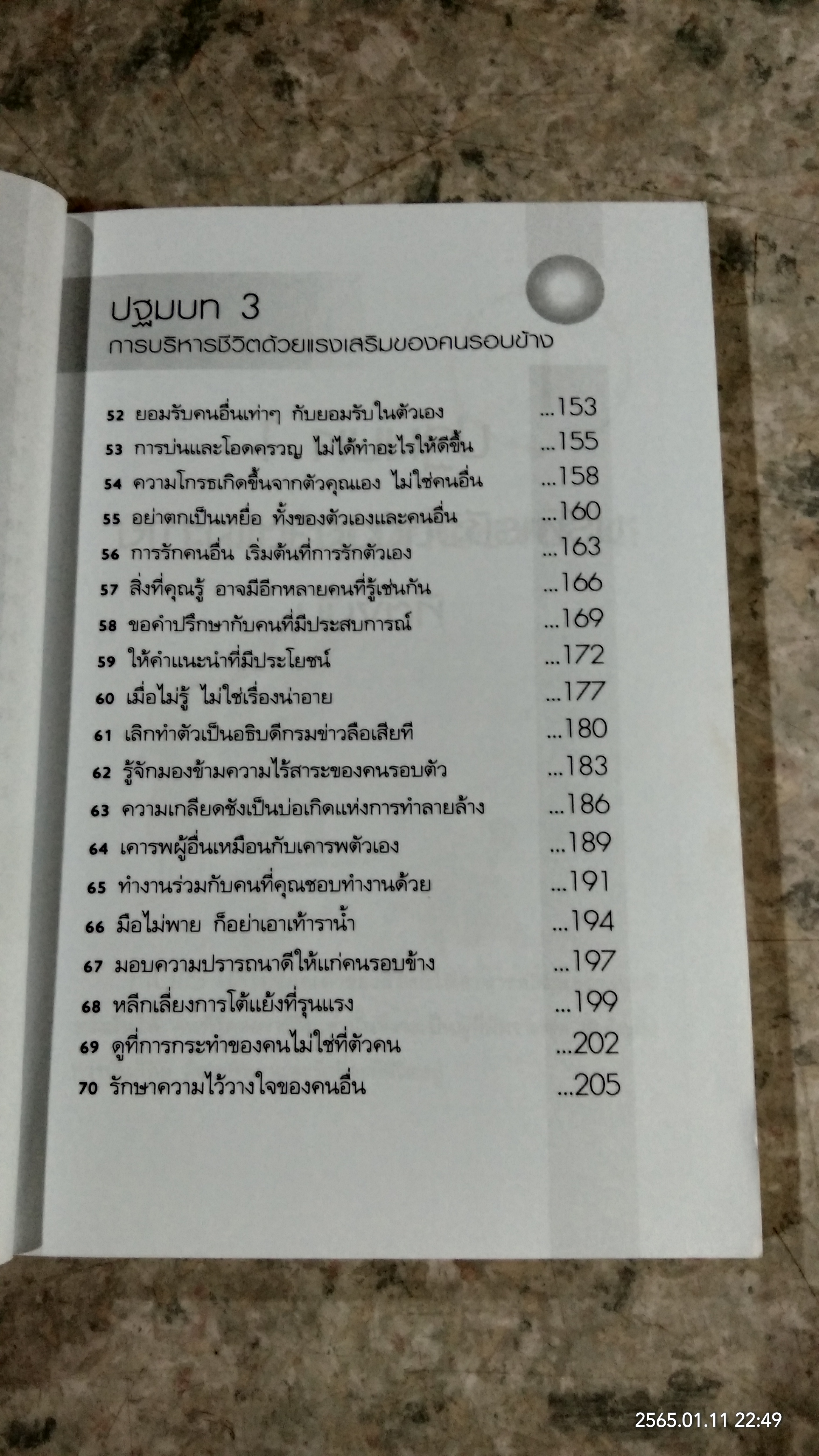 70 อุปนิสัย เพื่อชีวิตใหม่ในโลกใบเก่า / ทินภัทร ธนบูรณ์