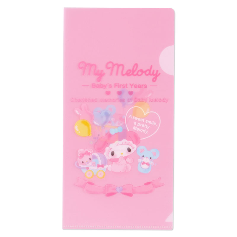 Set แฟ้มลาย My Melody & Kuromi Baby Series มี 3 แฟ้มในเซ็ต ขนาด A4 และแบบซอง Ticket Holder 2 อัน
