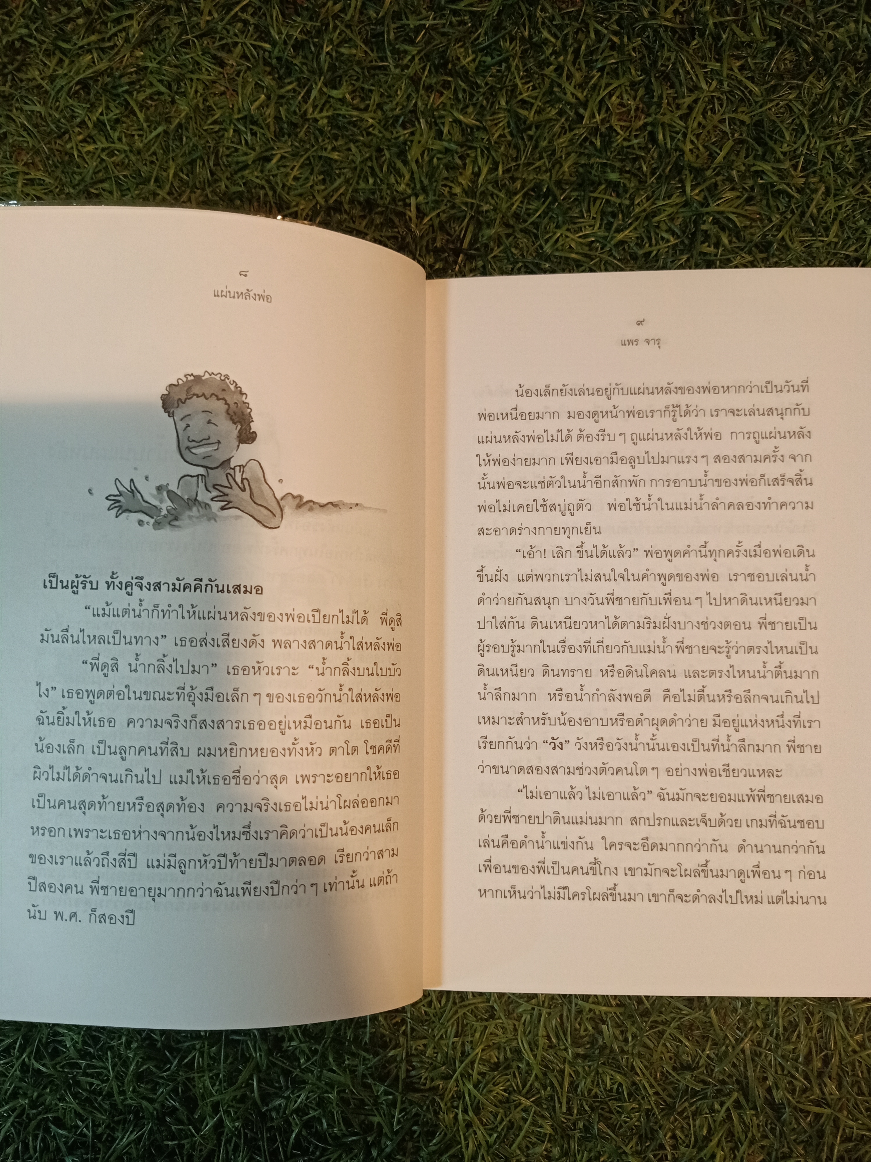 แผ่นหลังพ่อ / แพร จารุ