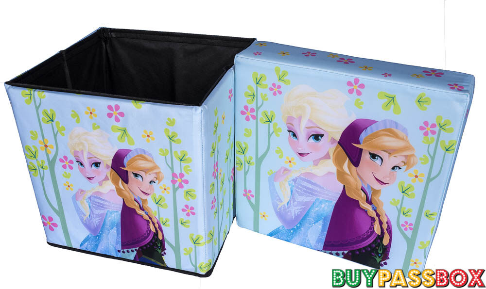 เก้าอี้กล่องเก็บของ 2in1 สตูล FROZEN