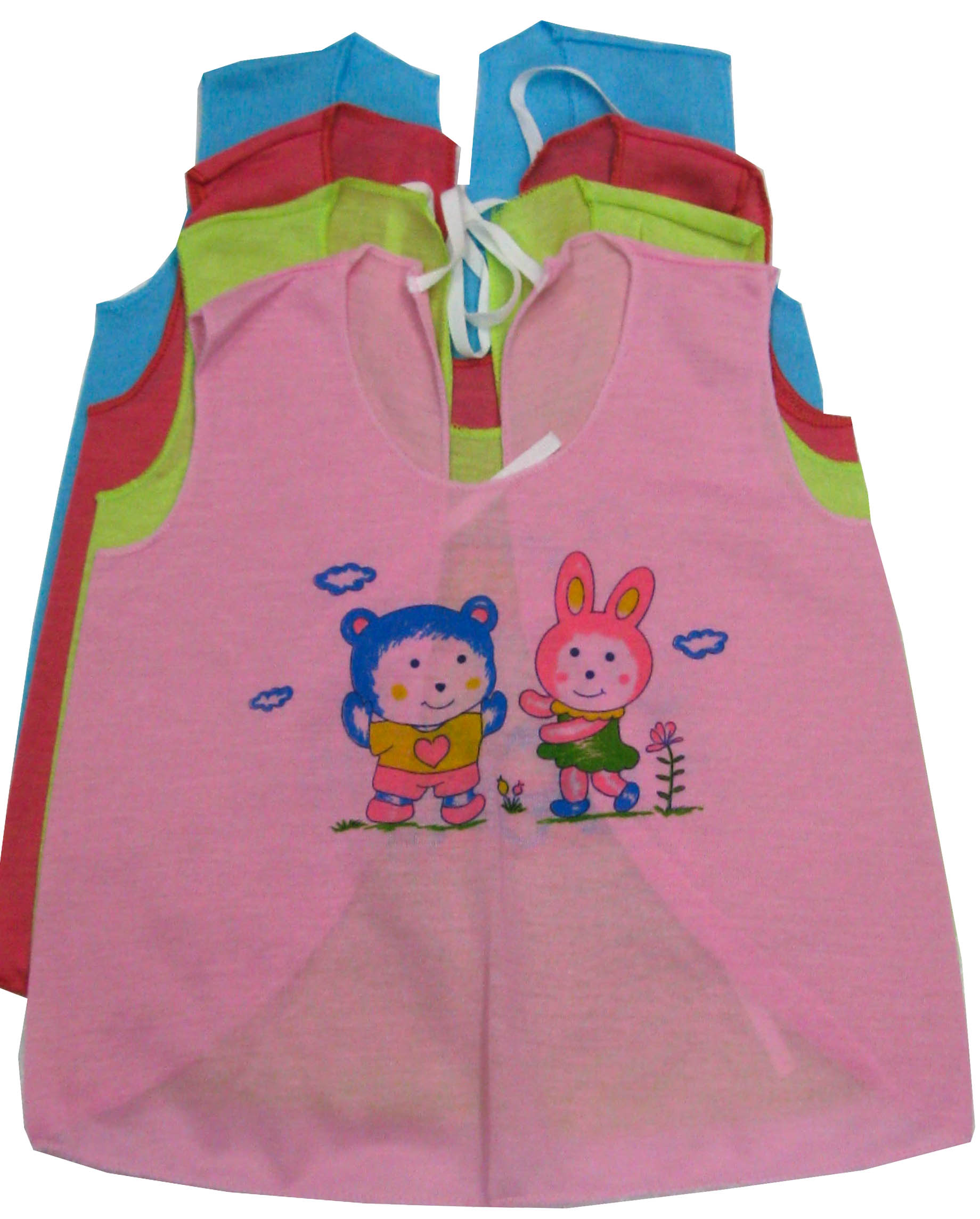 Baby Shirt sleeveless เสื้อผูกหลังเด็กหยญิง 0-3 เดือน