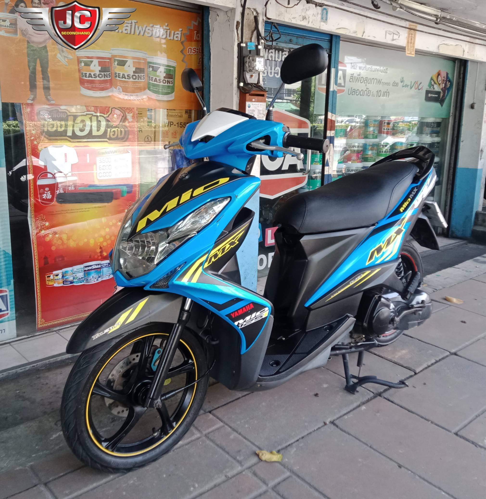 รถบ้านน่าใช้ 🤗 YAMAHA MIO125i MX ล้อแม็ค "ลายหายาก" จดทะเบียนปลายปี 57 สภาพรถเดิมจัดทั้งคัน เครื่องเงียบ ทั้งชุดสีจัดว่าได้