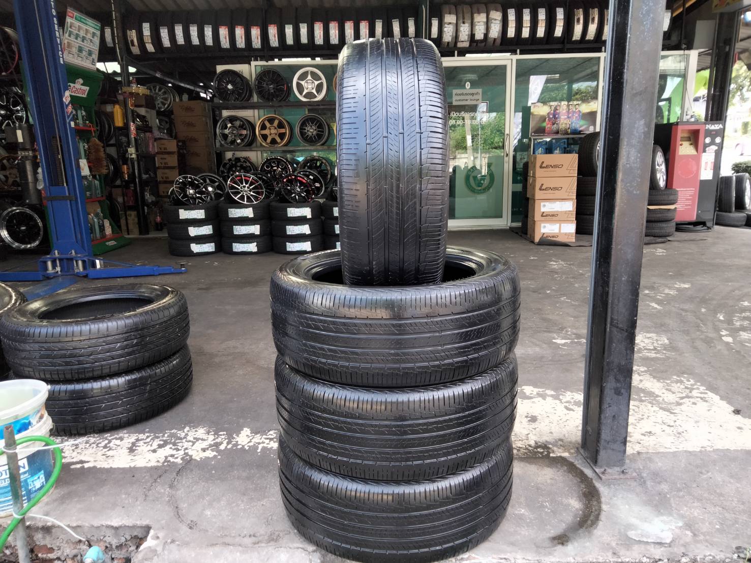 ยางมือสอง Hankook Dynapro HP2 255/50R19 ปี21 4เส้น