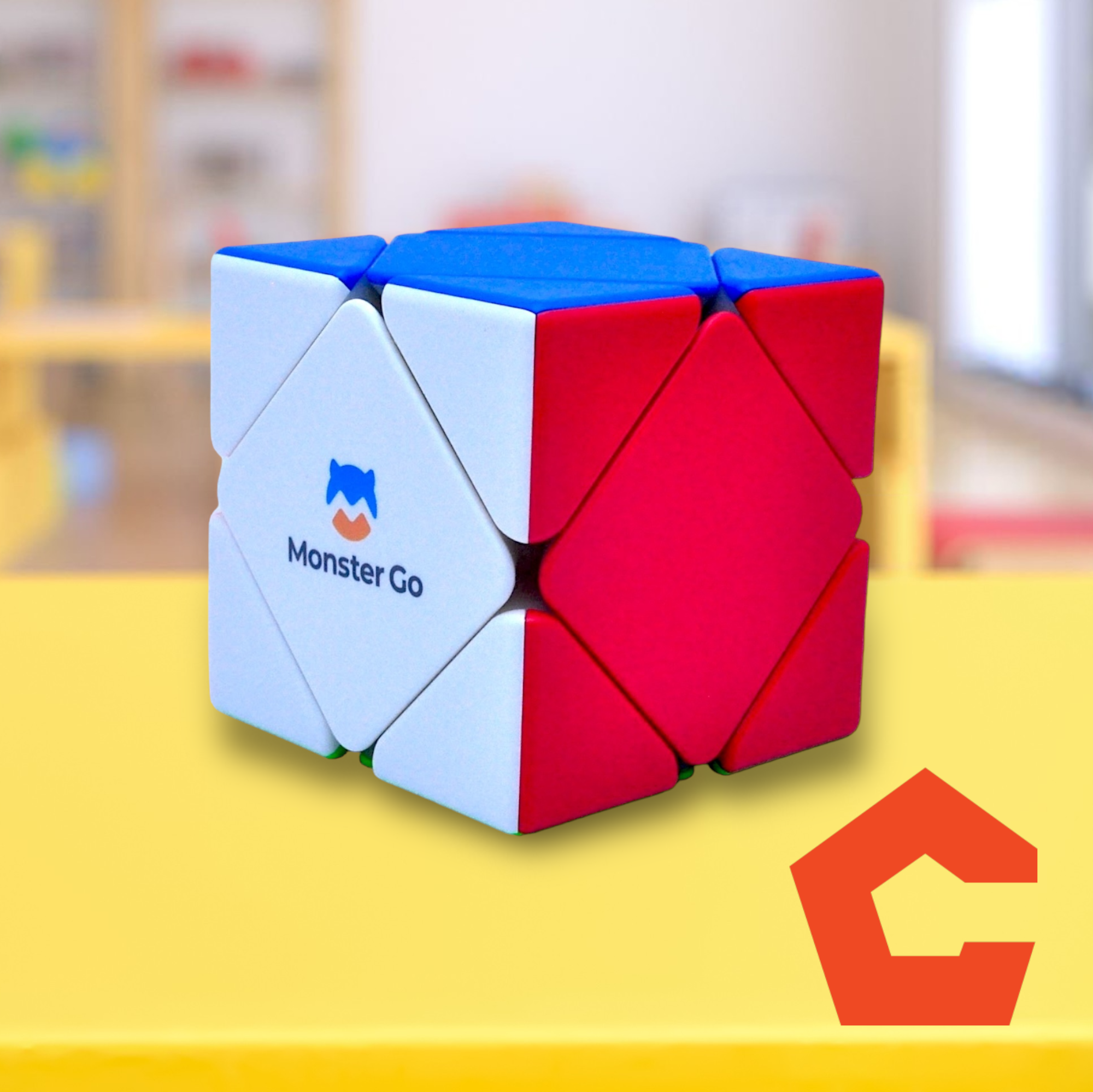 รูบิค GAN Monster Go Skewb Stickerless | GAN Skewb | By CANDYspeed