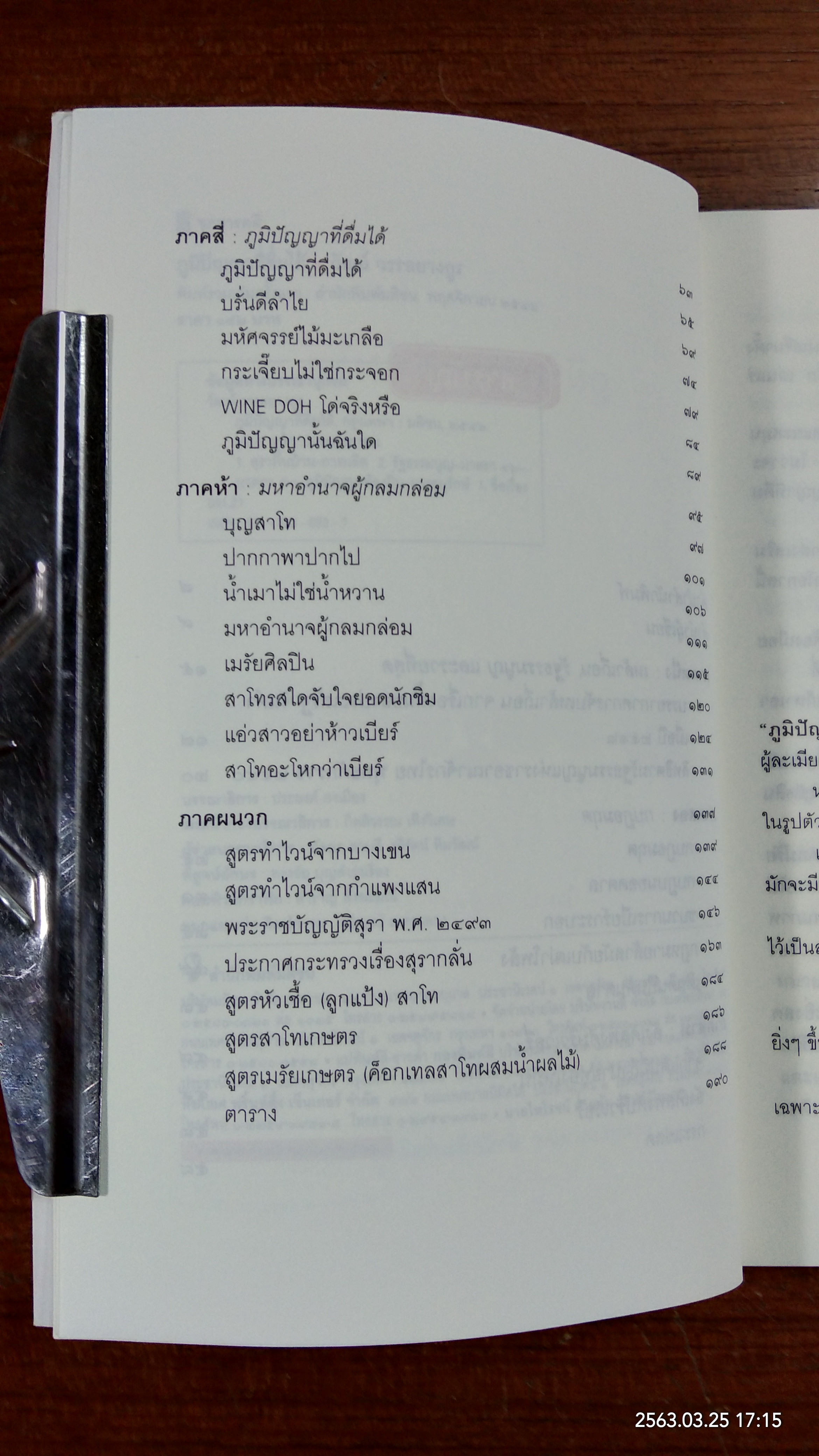 ภูมิปัญญาที่ดื่มได้ / วัฒน์ วรรลยางกูร