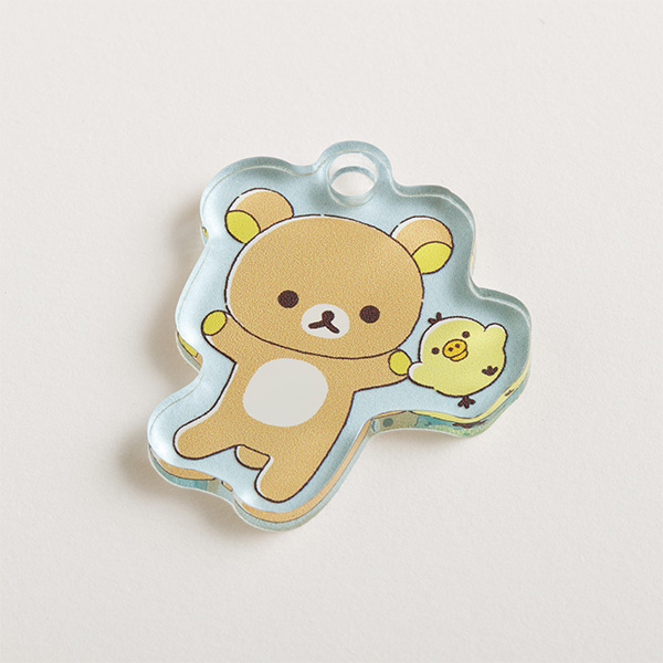 สายคล้องมือถือ Rilakkuma Rainy Days, Sunny Days Smartphone Strap ขนาด 13 x 5.5 ซม. ทำจากเรซิ่น & ลูกปัด มี 2 แบบให้เลือก