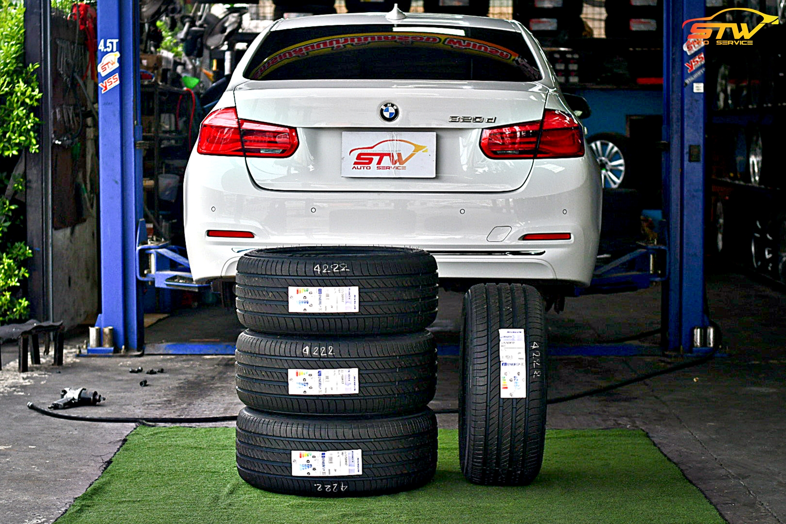 ยาง MICHELIN PRIMACY 4 ZP *Runflat 225/50R17 98W ติดตั้งใส่ BMW Series 3 320d