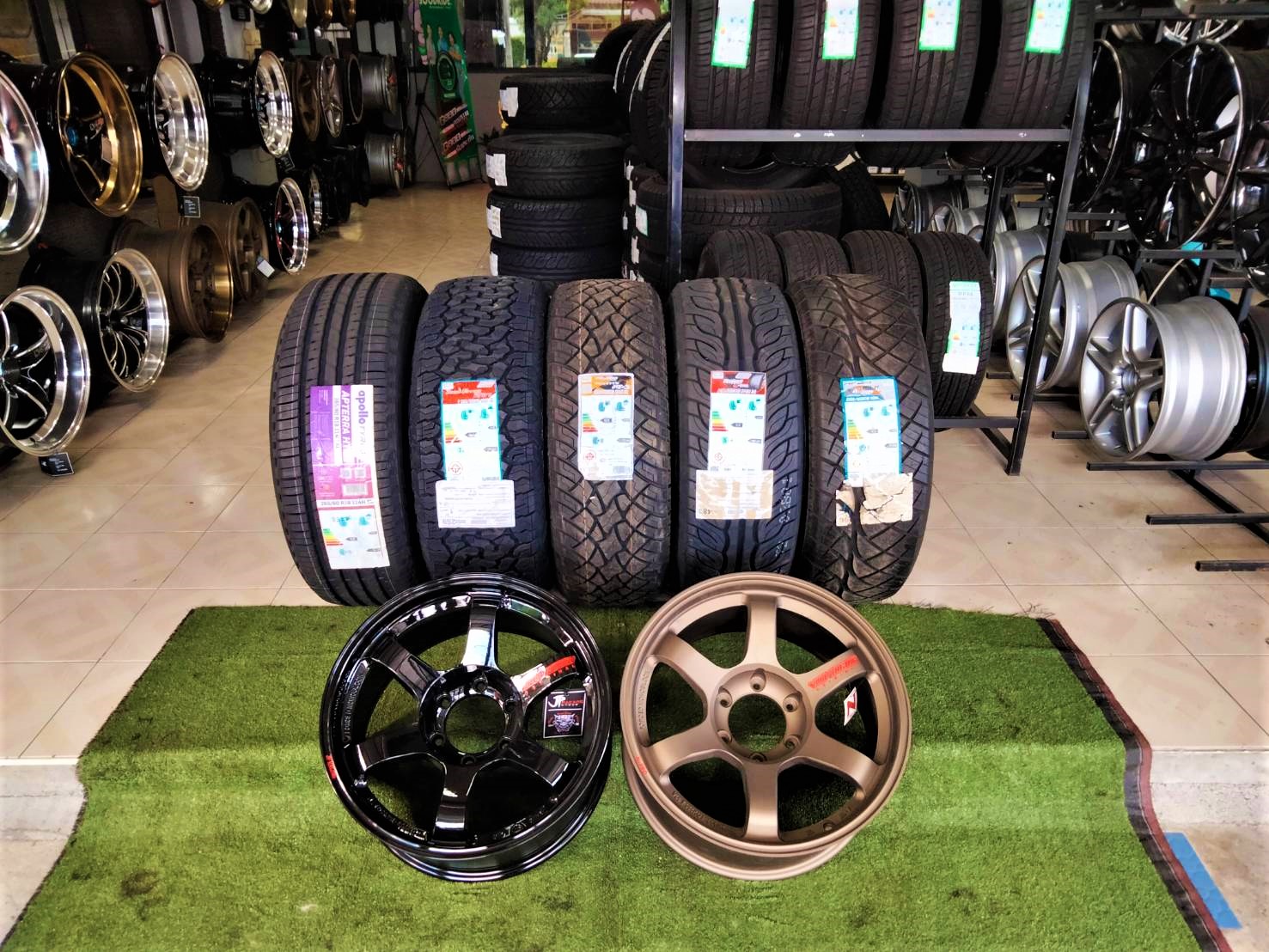 จัดโปรล้อแม็ก TE37 SUV คู่ยาง 265/60R18 ราคาพิเศษ