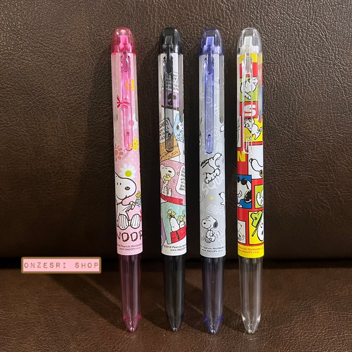 ปลอกปากกา Pilot Hi-Tec-C Coleto ใส่หมึกได้ 3 ไส้ แบบ Snoopy (Limited จากญี่ปุ่น) มี 4 แบบให้เลือก