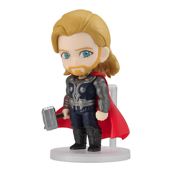 Chara Marvel 02 Avengers แบบ Thor เป็นฟิกเกอร์แบบตั้งได้ ตัวสูง 8 ซม. น่ารักมาก